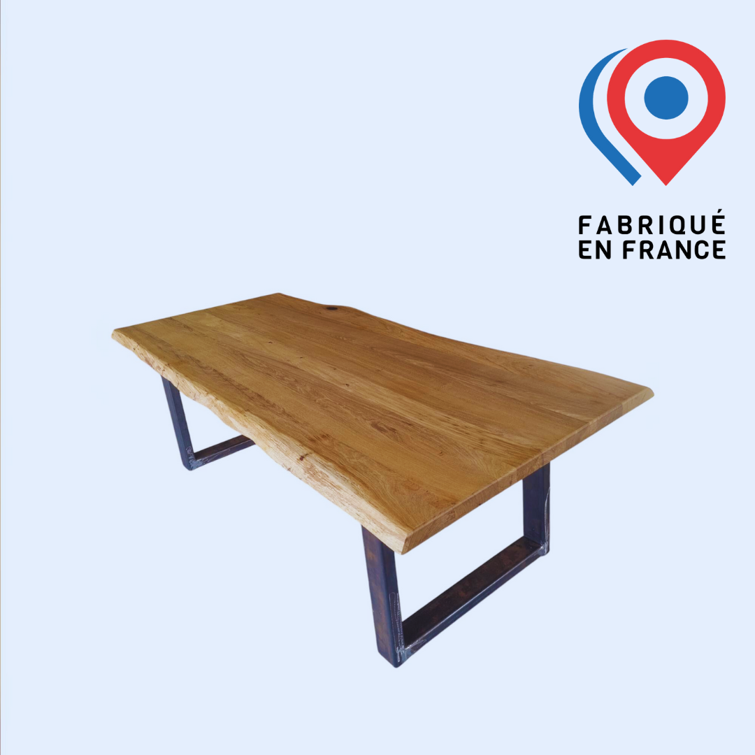 Table à manger "BASTION" en frêne massif